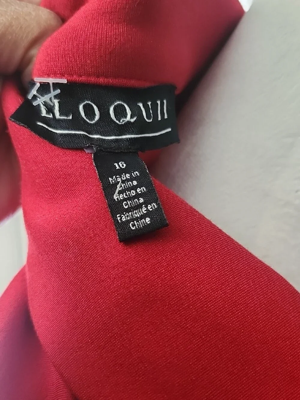 Eloquii Red Tailored Blazer - Picture 4 of 4